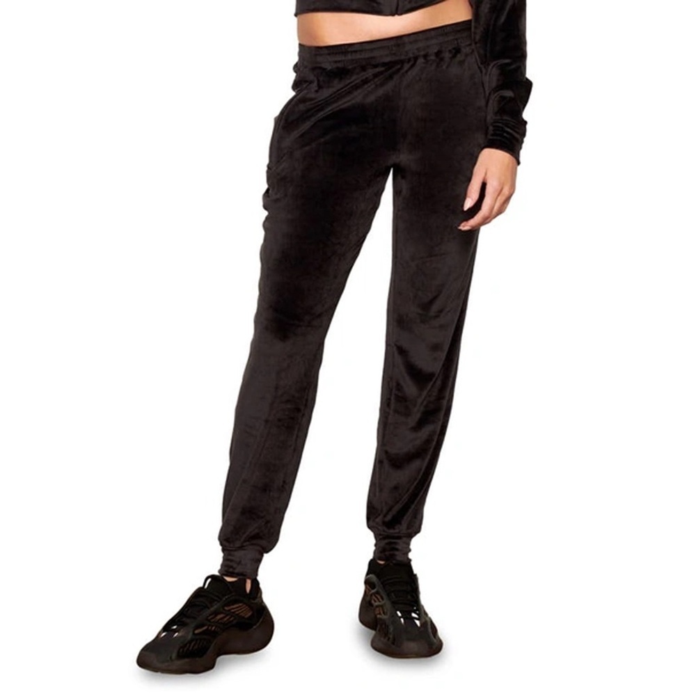 NWT - SKIMS - Velour High Waist Joggers In Soot